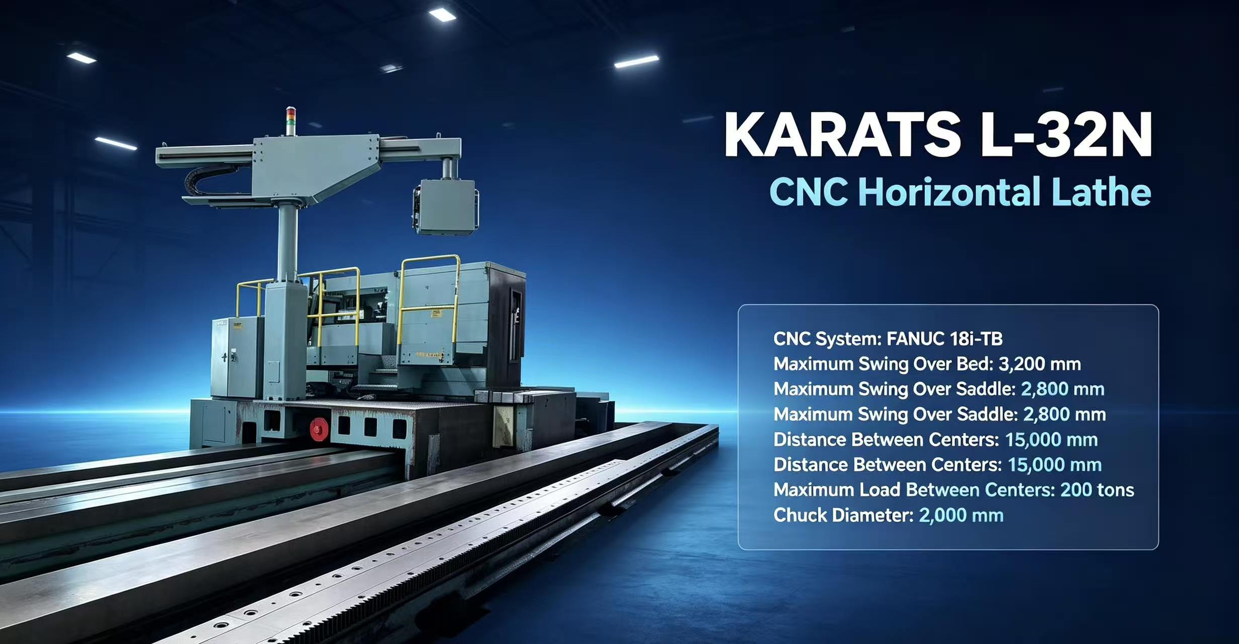 KARATS L-32N CNC horizontal lathe